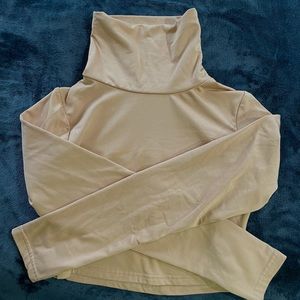 Tan Shein Long Sleeve Turtleneck (size medium)